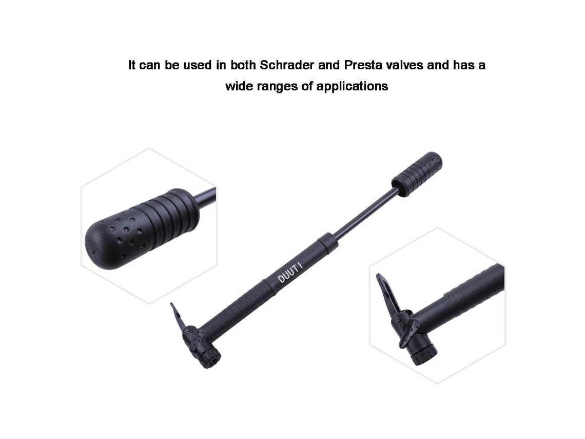 Bomba De Aire Para Bicicleta Con Válvulas Schrader Y Presta, Mini Inflador De Neumáticos Portátil, Herramienta De Reparación.