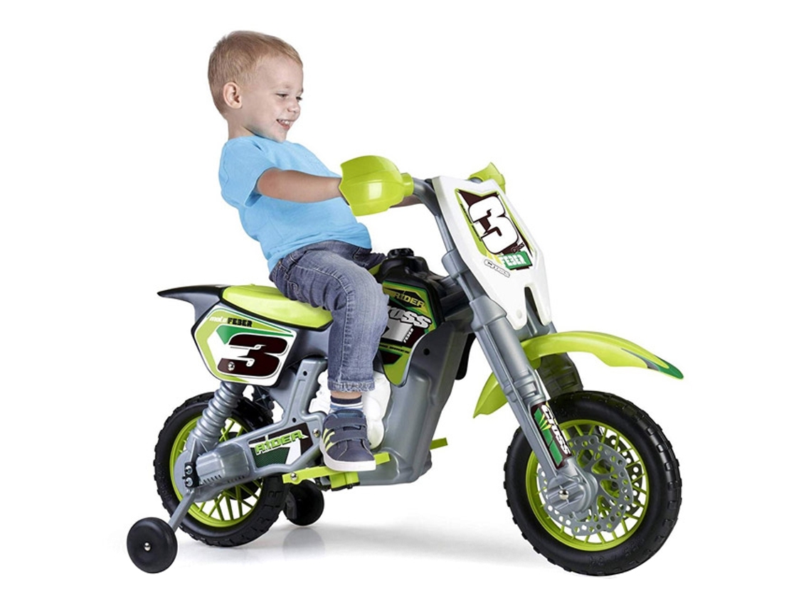 Mota Eléctrica FEBER Rider Cross (Edad Mínima: 3 Años - 82 x 57 x 119 cm)
