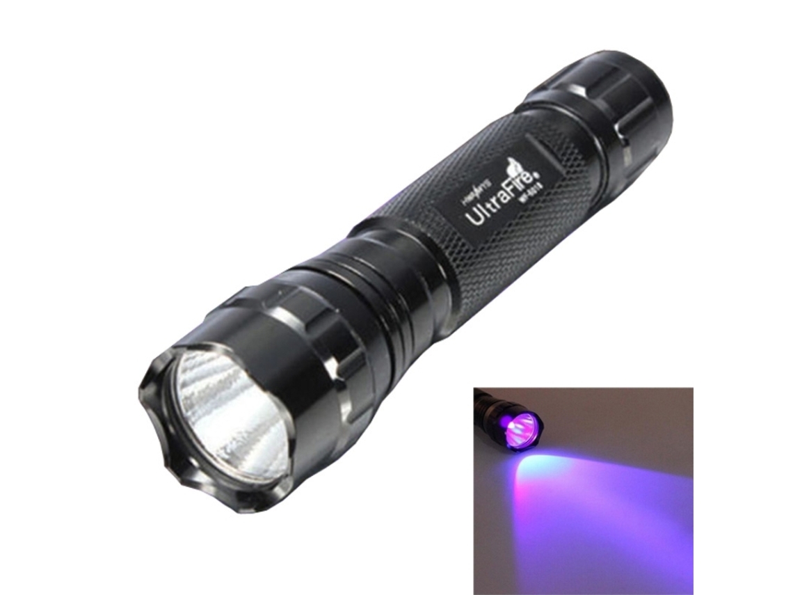 Linterna UV de 3 W, 1 x XPE, 600 lúmenes, 5 velocidades