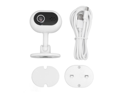 Cámara De Seguridad Wifi Para Interiores Hd 1080p Con Detección De Movimiento, Visión Nocturna Y Comunicación Bidireccional Para Bebés, Mascotas Y Personas Mayores.