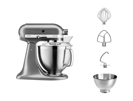 Kitchenaid Artisan 5Ksm185Ps Robot de Cocina 300 W 4,8 L Plata