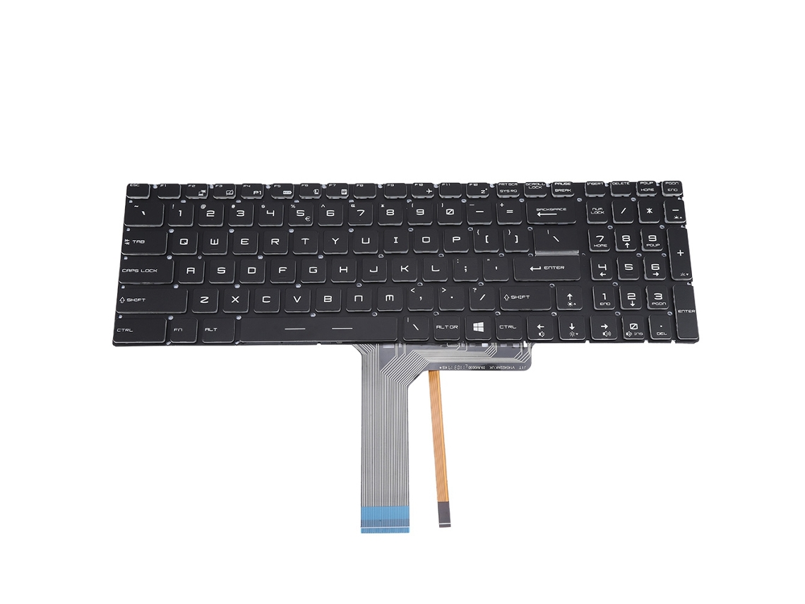 Teclado retroiluminado colorido Baoj-2026 para laptops MSI GS60 GS70 GT72 GL62 GL72