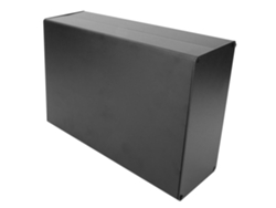 Caja de refrigeración de aluminio divisible 2026as para placa de circuito GPRS de 80x160x220 mm