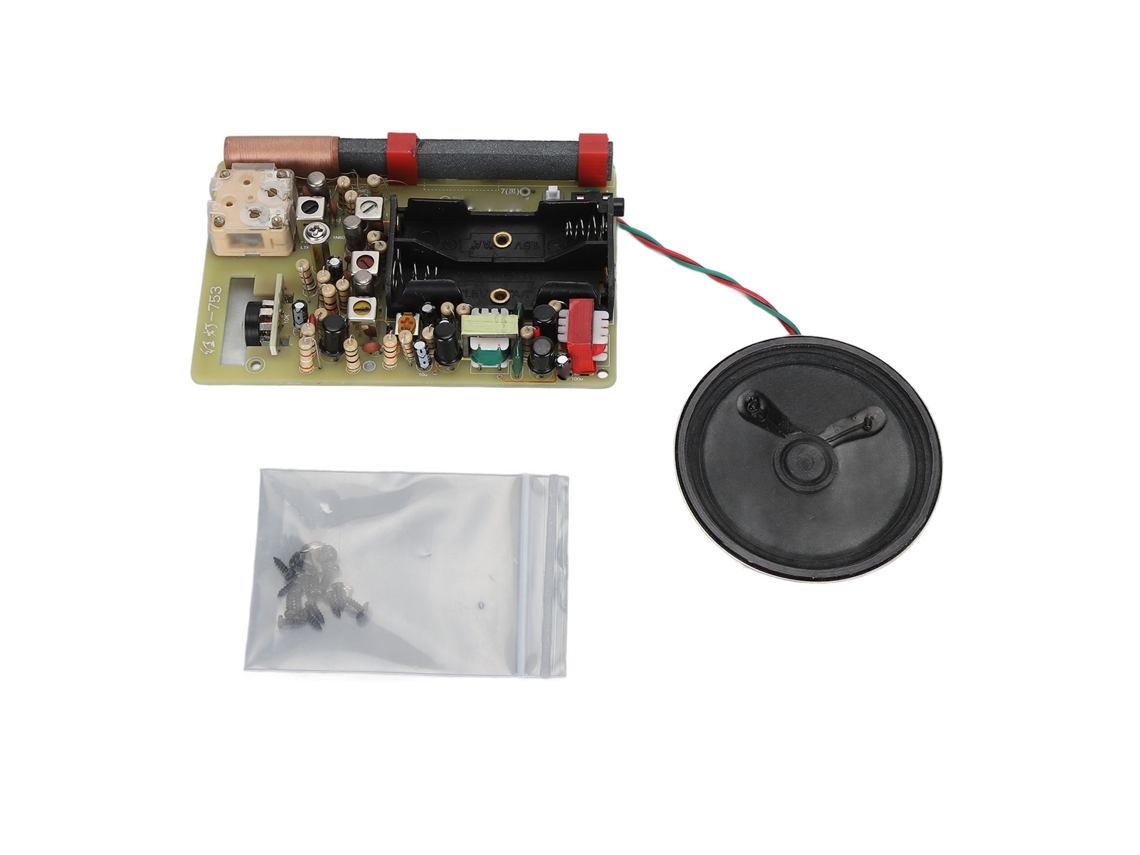 Kit Profesional De Soldadura De Radios Para Proyectos De Bricolaje, Versión Con Luz Roja, 535-1605 Khz, Módulo De Radio De 8 W Para Experimentos Escolares.