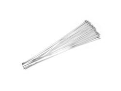 100 Bridas De Acero Inoxidable De 4,6*450 Mm Con Cierre Automático Para Cables, Tuberías Y Mangueras.