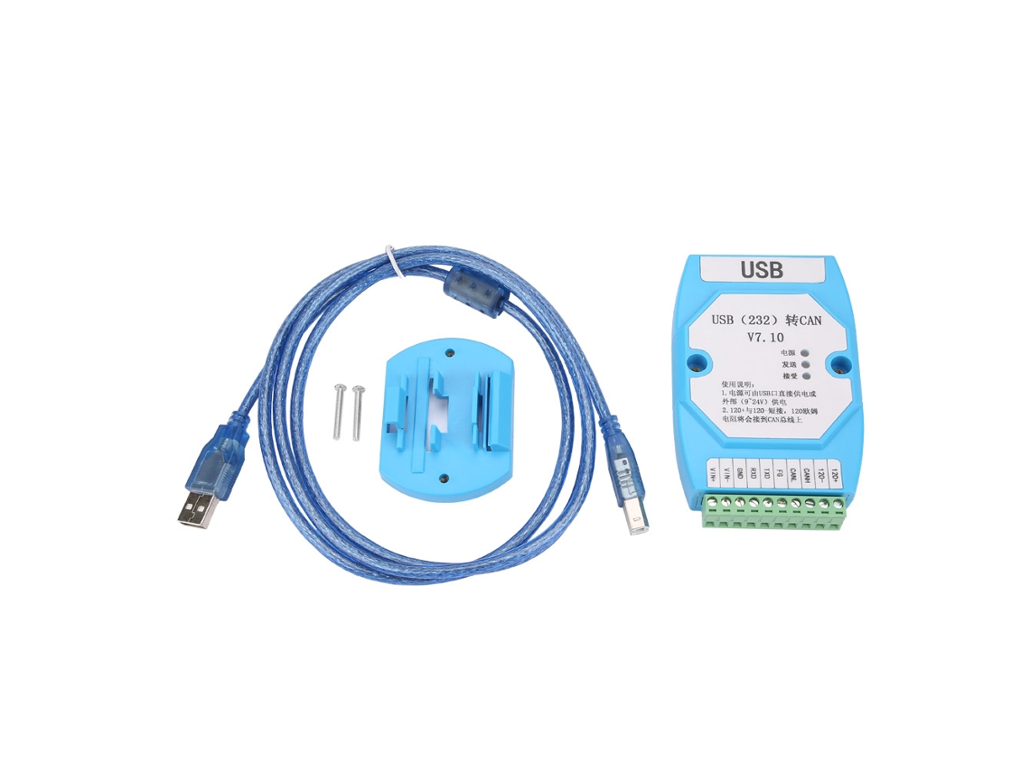 Conversor Usb A Can 232 Con Aislamiento Óptico Y Protección Contra Sobretensiones Tvs
