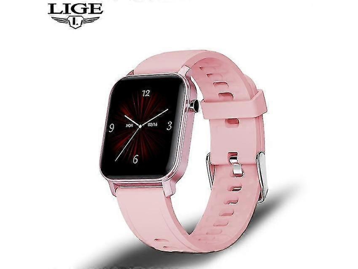 Reloj inteligente para mujer IP68 resistente al agua, 1,4 pulgadas, color rosa, Ly Ebike