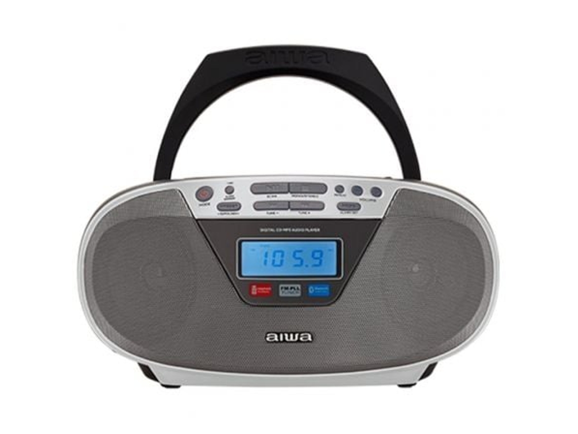 Radio CD AIWA BoomBox BBTU-400SL/ 6W/ Plateado