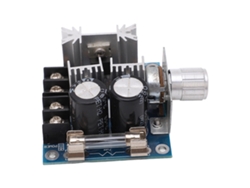Controlador De Velocidad De Motor Pwm Regulador Interruptor Módulo Dc 12‑40v Con Fusible 10a