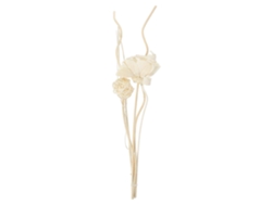 Rebe-set De Palos Difusores De Aceite Esencial Con Flor Y Decoración Para Aromaterapia Reemplazable 29,00x6,00x6,00cm Blanco