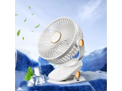 Ventilador Usb Con Clip Para Oficina (blanco)