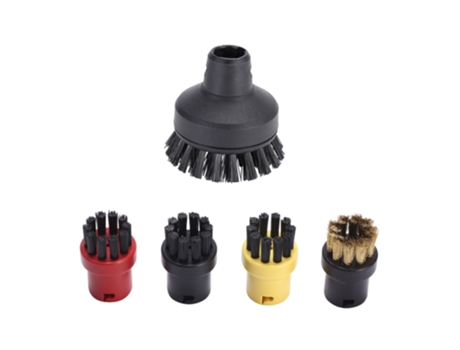 Boquilla de extensión para Limpiador de vapor Karcher Sc1, cepillo de limpieza Sc2 Sc3 Sc4 Sc5, Kits de cepillos redondos pequeños, piezas y acceso...