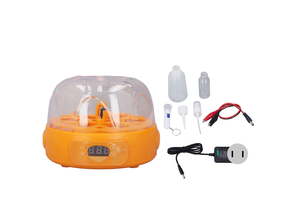 Mini Incubadora Automática De Huevos Con Volteador Automático, 15 W, Para Pollos, Patos Y Codornices Amarillas.