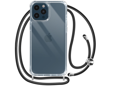 Funda con Cordón para iPhone 12 Pro Max AVIZAR Acrílico Transparente