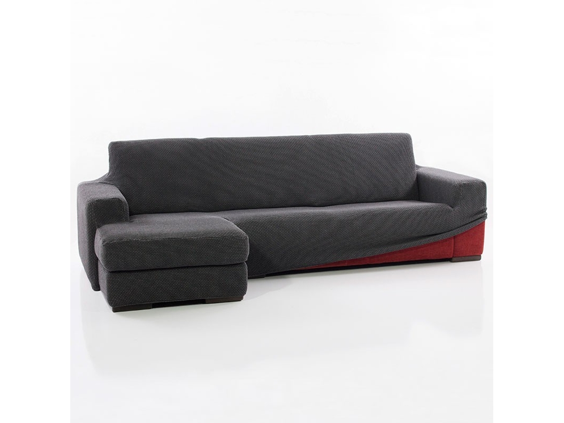Funda de Sofá DOMAINET Relive (Gris - Algodón y poliéster - 210-320 cm)