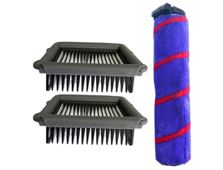Cepillo eléctrico para suelo Ad-1X, cepillos giratorios para Dyson V7, V8, V10, V11 y 2 paquetes de filtros para Tineco Ifloor/ Floor One S3
