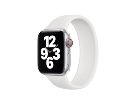 Correa Solo SiliconSense para Apple Watch Series 9 Aluminio - 41 mm (muñeca: 177-200 mm) - Blanco