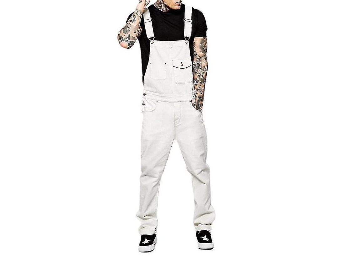 Peto Vaquero Ajustado Para Hombre, Estilo Casual, Ojl