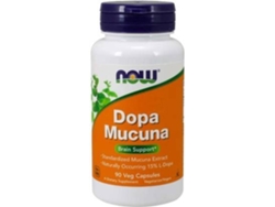 Complemento Alimentar NOW Dopa Mucuna (90 cápsulas vegetais)