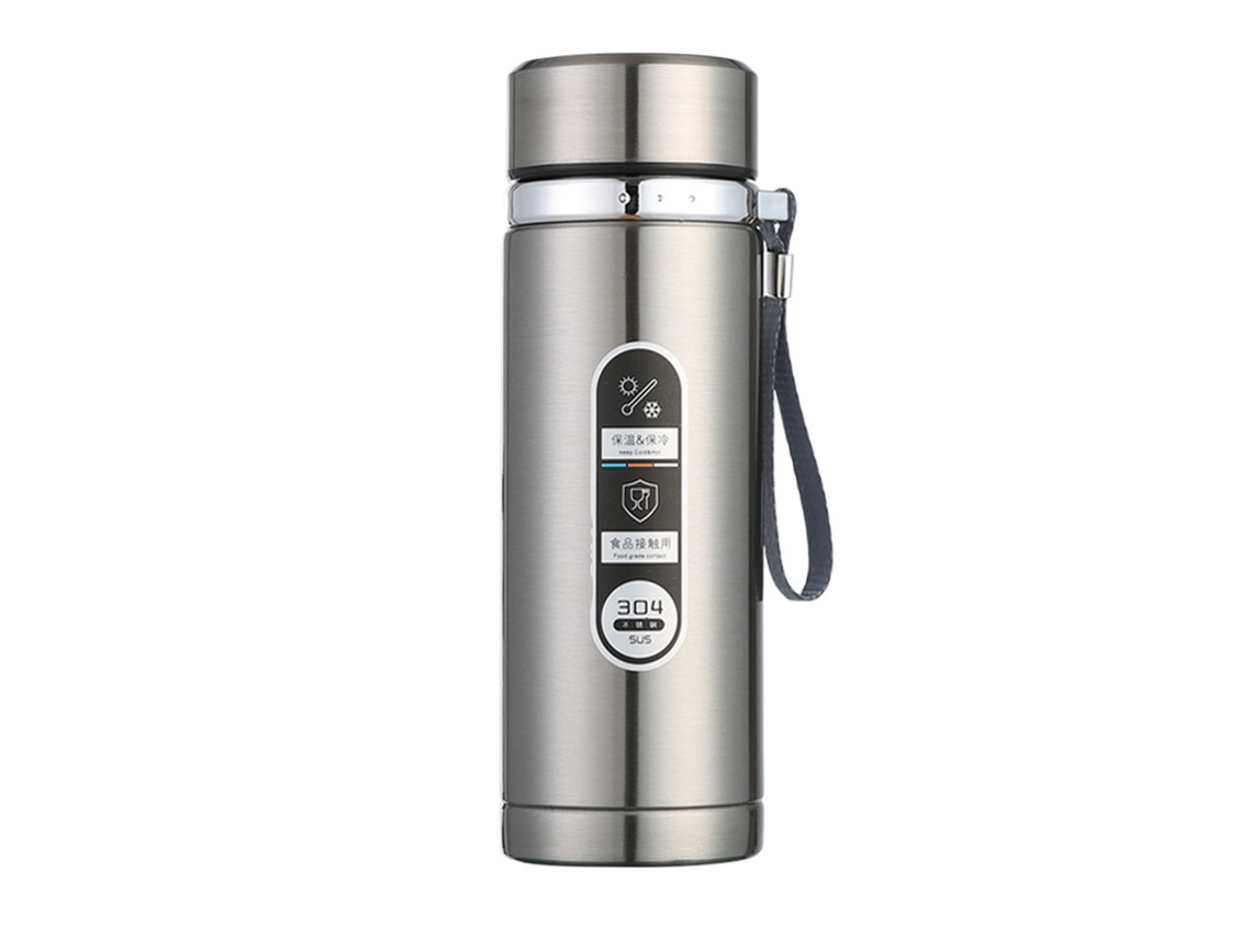 Botella Térmica Portátil De Acero Inoxidable De 1000 Ml Con Doble Pared Y Vacío, Para Hombres Y Mujeres.