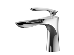 Grifo Mezclador De Lavabo 035 En Latón Cromado, Colección Erymanthe