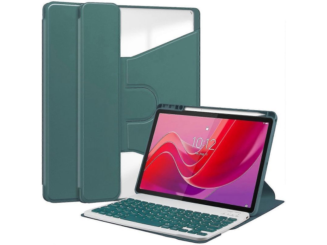 Capa para Lenovo Tab M11 com teclado Bluetooth e suporte giratório 360° | S/MARCA