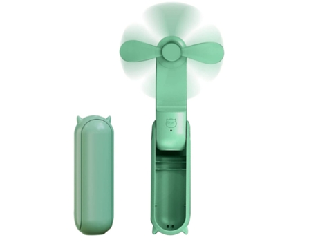 BISBISOUS Ventilador portátil Mini Ventilador portátil para Exteriores con 2 velocidades Ventilador de refrigeración Personal portátil Recargable p...
