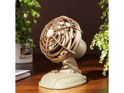 Usb | Oficina - Ventilador De Escritorio Ligero Y Recargable Por Usb Cuenta Con Ajuste De Flujo De Aire De 3 Niveles Y Un Tamaño Compacto, L