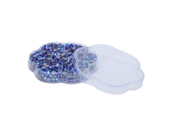 Diamantes De Imitación De Vidrio Puro, Brillantes, Transparentes, Para Uñas Y Manualidades Diy Jm201 Azul Ab