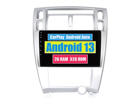 Autoradio Multimedia ROVERONE para Hyundai Tucson 1 2004 - 2009 CarPlay Android Coche Radio Bluetooth Navegación