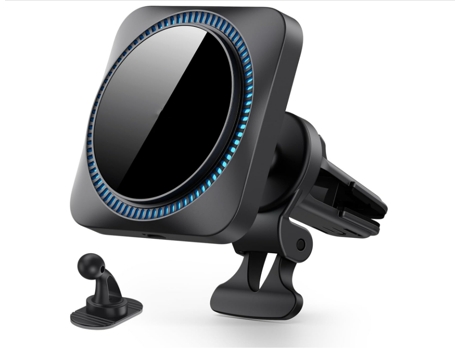Cargador Coche Inalámbrico Compatible Magsafe Teléfonos La Serie para Apple CHRONUS Negro