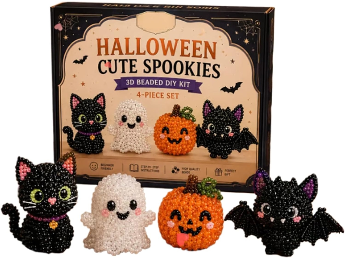 Kit de cuentas de animales 3D, regalo creativo DIY para adultos y adolescentes - Fantasma PANOONA
