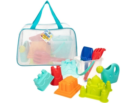 pack de juguetes de playa CB TOYS con cubo y accesorios (18x18x17 cm - 18 meses)