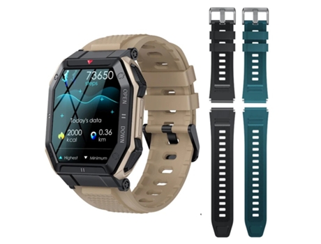 Smart Watch Hombres K55 Bluetooth Smartwatch Para Hombres Monitor de Salud Reloj Impermeable Para Android IOS Personalizado con cámara VEANXIN