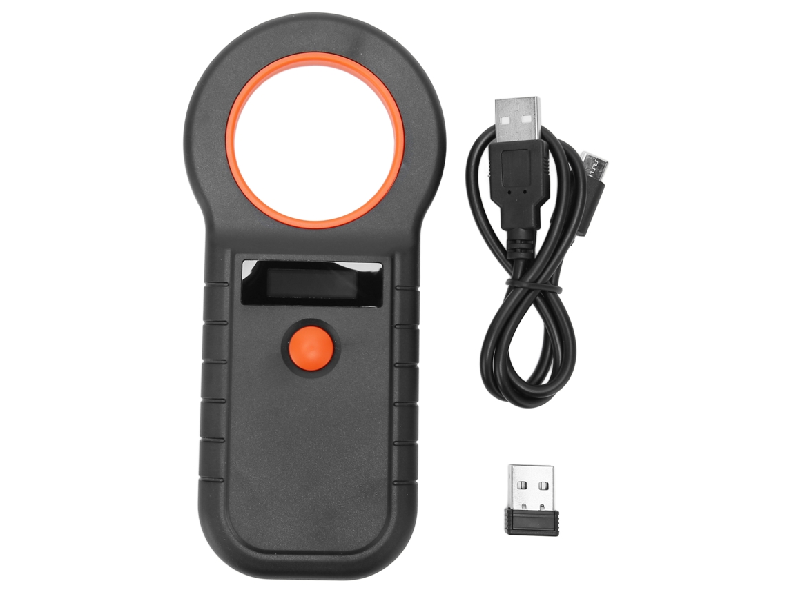 Lector portátil de microchips para animales, 134,2 kHz, 125 kHz, Emid FDX B, USB, inalámbrico, 2,4 g, Bluetooth Kofihety