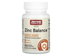 Jarrow Formulas, Zinc Balance Vegano, 100 Cápsulas Vegetais