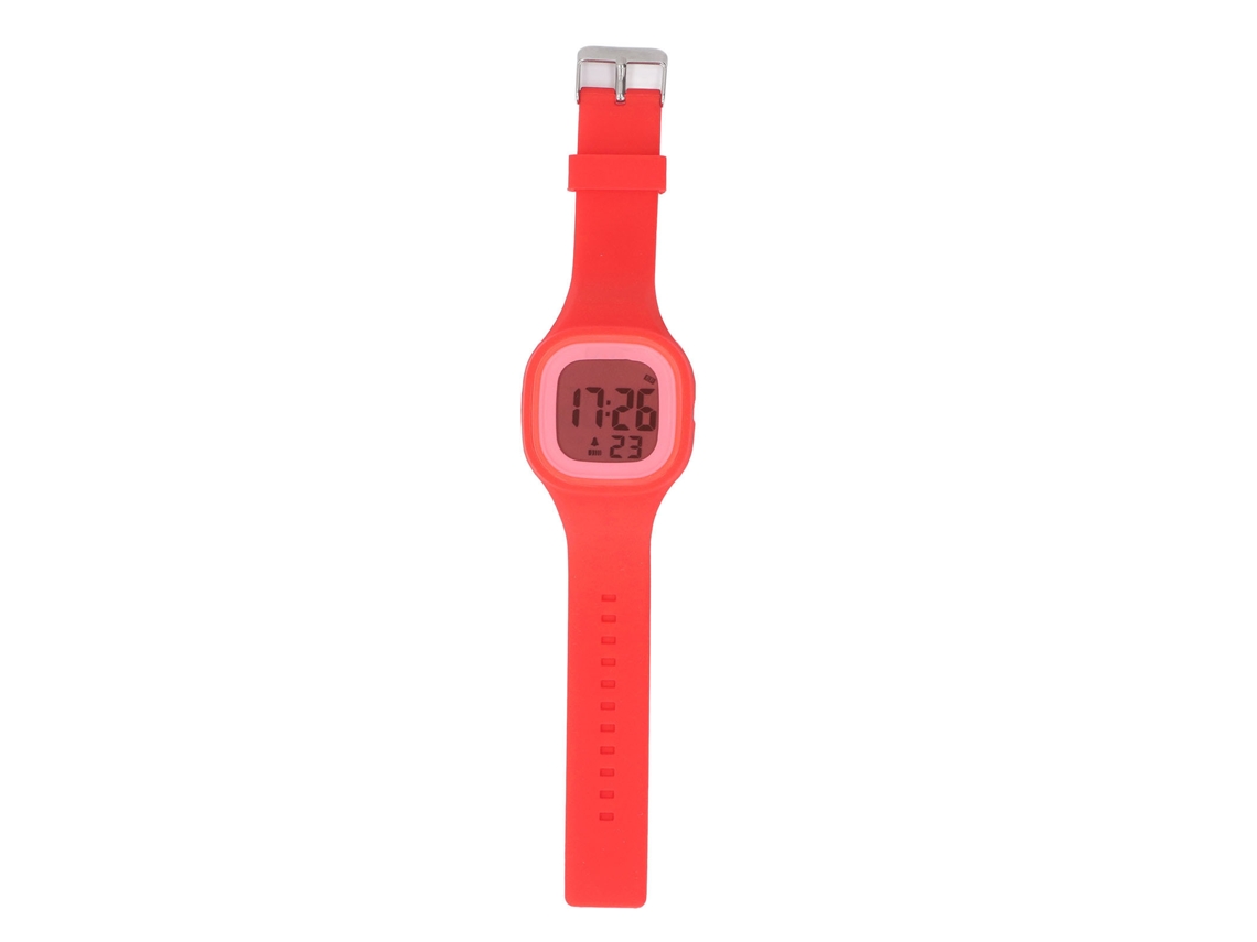 Reloj Digital Infantil Resistente Al Agua Hasta 50 M, A Prueba De Golpes, Multifuncional, Deportivo, Rojo.