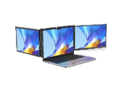 Extensor de triple monitor, resolución 2K, diseño desmontable, triple pantalla 2K, enchufe OEM europeo