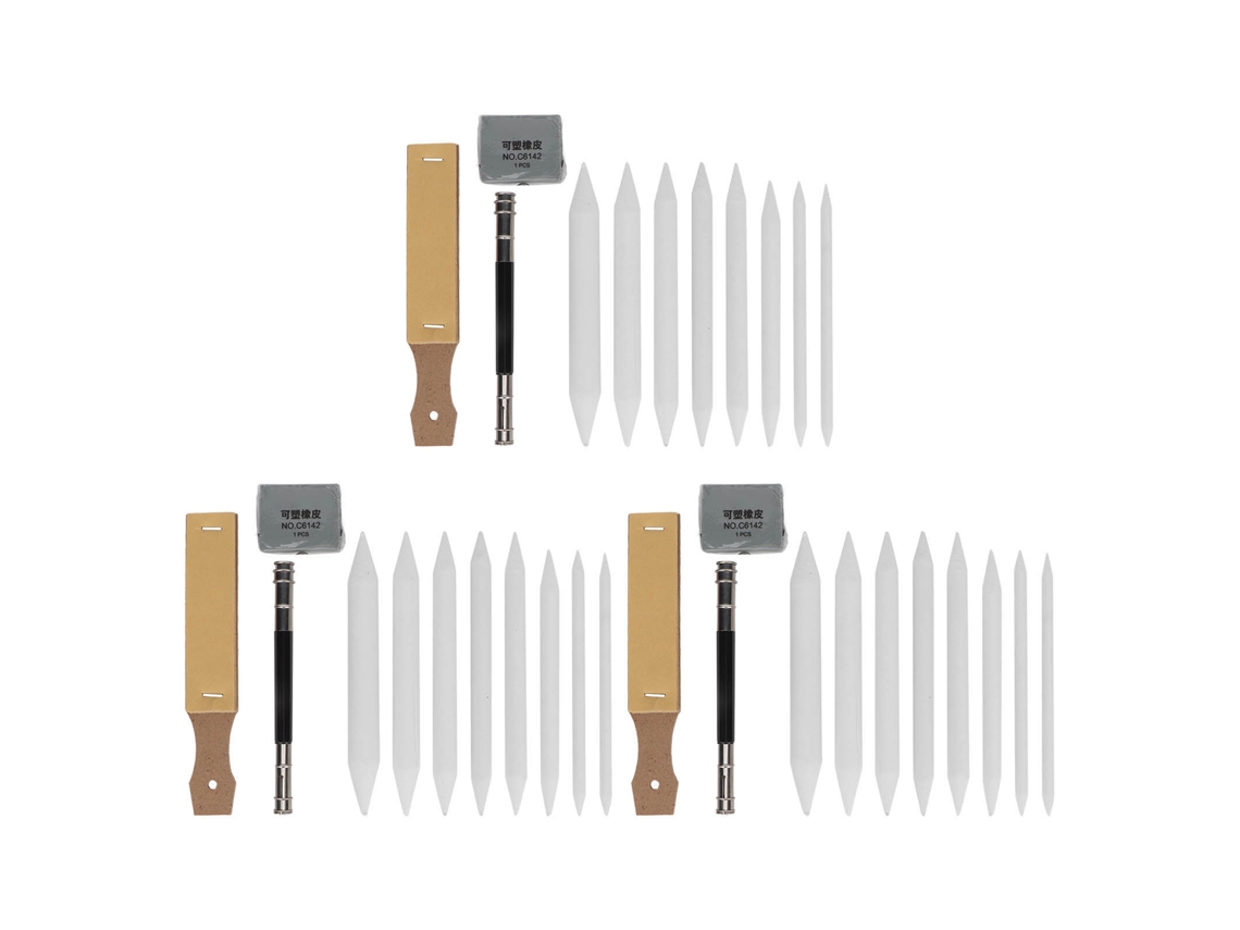 3 Sets De Blending Stumps Tortillions, Herramientas De Sombreado Para Dibujo, Artistas Y Estudiantes, Lápices De Carboncillo