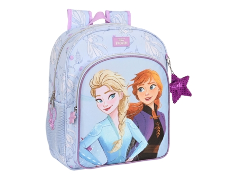 Mochila Escolar Frozen Believe 32 x 38 x 12 cm Lila