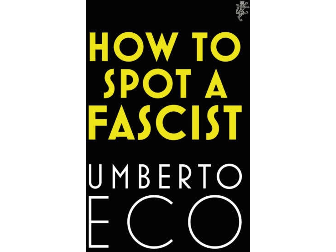 Libro How to Spot a Fascist de Umberto Eco (Inglés)