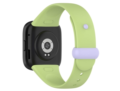 Correa de Silicona con hebilla de botón para Xiaomi Redmi Watch 3 - cal/púrpura