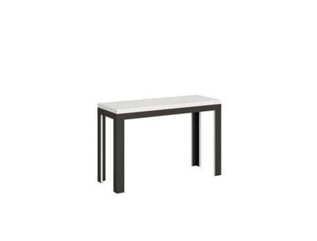 Mesa de Comedor ITAMOBY Linea Double (120x45/90 - Paneles de Melamina - Fresno Blanco)