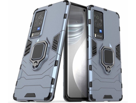 Carcasa Vivo X60 Pro 5G HFS-HOUSE Kickstand Gris