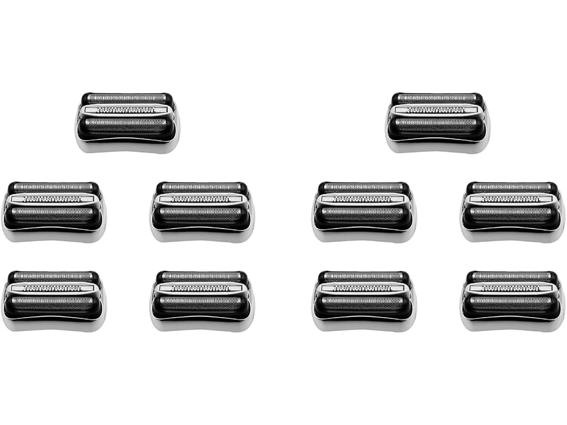 10 Cabezales De Afeitado De Repuesto Para Las Series 32s, 301s, 310s, 320s Y 330s.