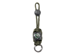 Pulsera De Paracord Con Brújula, Accesorio De Supervivencia Para Exteriores, Mosquetón Ajustable Para Botella Y Llavero, Muy Duradera Y Vers
