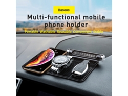 Soporte Universal Para Teléfono De Coche Baseus Con Paño Antigoteo, Lavable, Multifuncional Y Plegable.