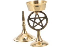Quemador De Perfume De Latón De 5 Brazos, Pequeño Y Compacto Soporte Para Perfumes Para El Hogar, Adorno Decorativo.