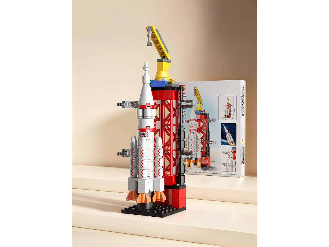 Kit de montaje de maquetas del centro de lanzamiento lunar y la nave espacial MDUG (Estilo 1)