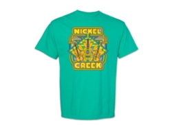 Nickel Creek Instrument T-shirtwhite Rockinstone Size:m